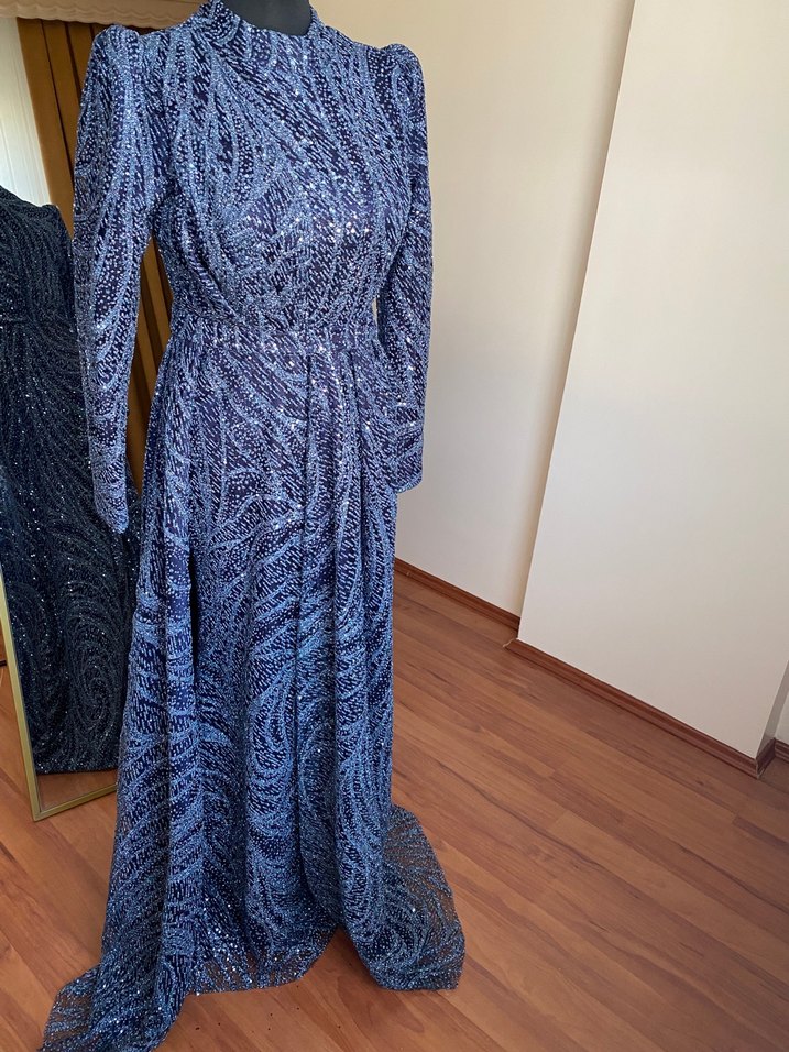 Tesettür abiye elbise - Görsel 4