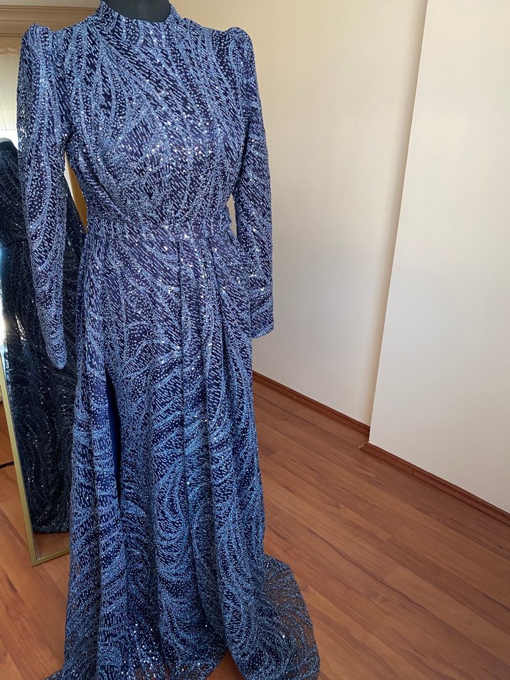 Tesettür abiye elbise - Görsel 3