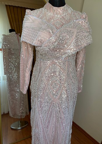 Tesettür abiye elbise - Görsel 3