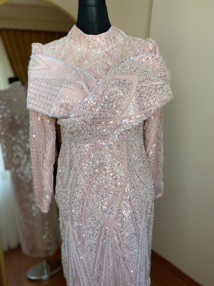 Tesettür abiye elbise - Görsel 5