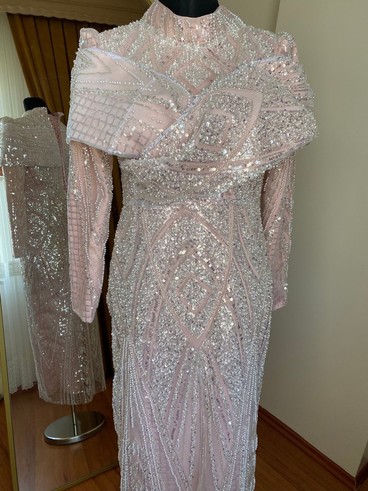 Tesettür abiye elbise - Görsel 2