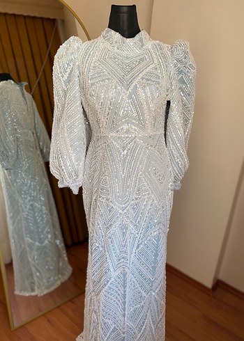 Tesettür abiye elbise - Görsel 15