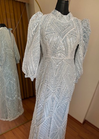 Tesettür abiye elbise - Görsel 6