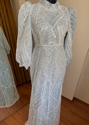 Tesettür abiye elbise - Görsel 7