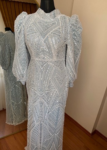 Tesettür abiye elbise - Görsel 5