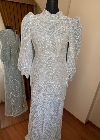 Tesettür abiye elbise - Görsel 11