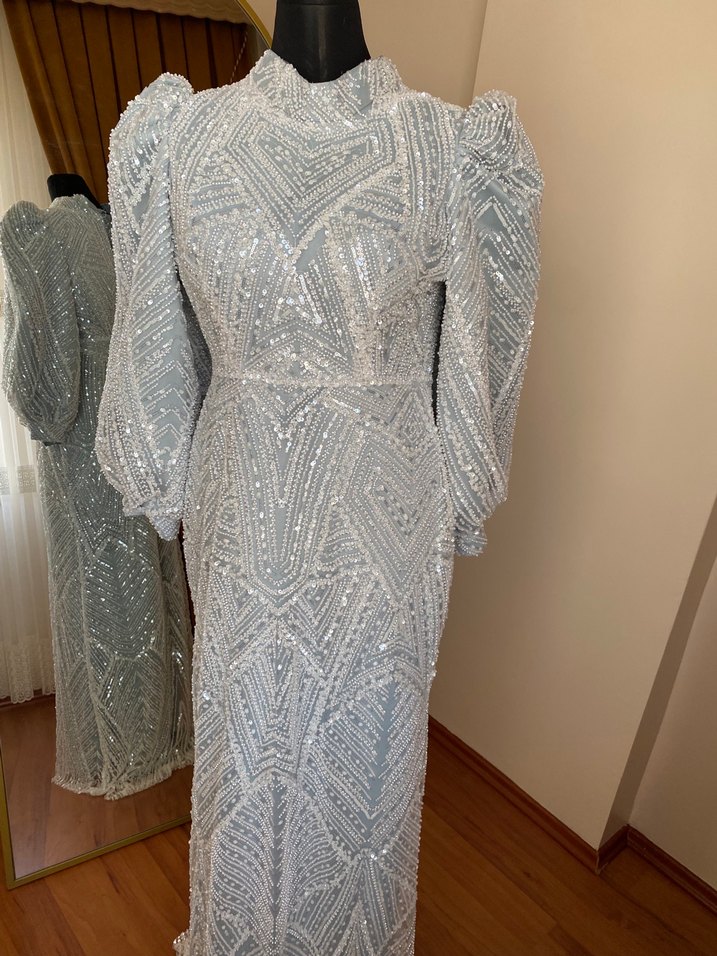 Tesettür abiye elbise - Görsel 5