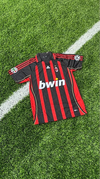 06/07 Efsane Kadro Milan Yakalı Maldini İç Saha Forması