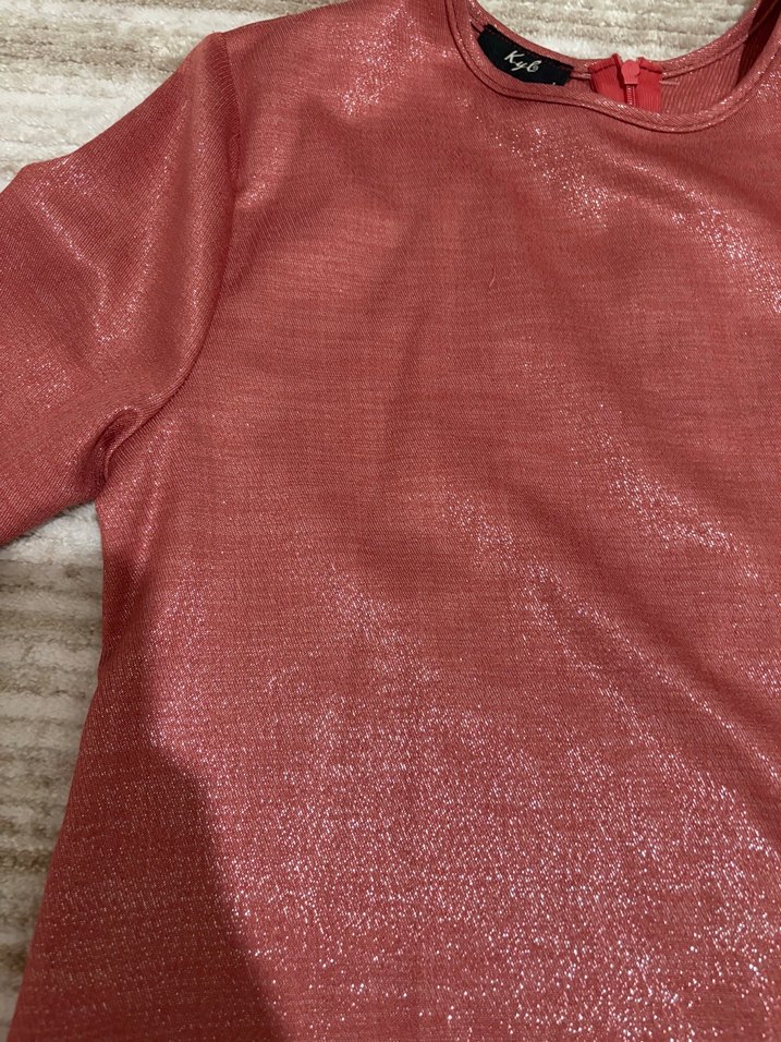 Pembe Parlak Uzun Kollu takım - Görsel 5