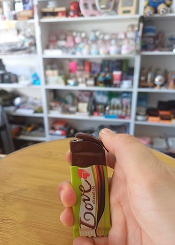  Beden kahverengi Renk Çikolata Desenli Kahverengi Çakmak