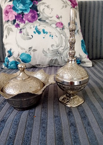 Gümüş İşlemeli Geleneksel Sofra Takımı - Görsel 4