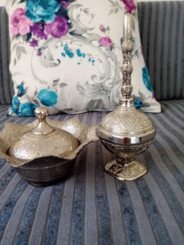 Gümüş İşlemeli Geleneksel Sofra Takımı - Görsel 4