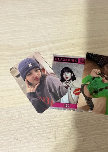 Lisa Temalı Blakpink Kart Seti