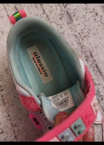 Kız Çocuk Renkli Desenli Spor Ayakkabı - Görsel 7