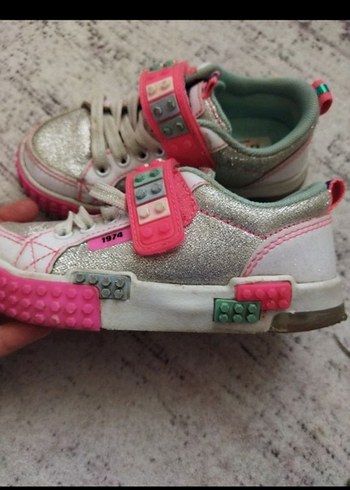 Kız Çocuk Renkli Desenli Spor Ayakkabı - Görsel 6