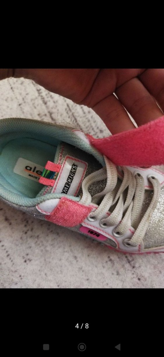 Kız Çocuk Renkli Desenli Spor Ayakkabı - Görsel 2