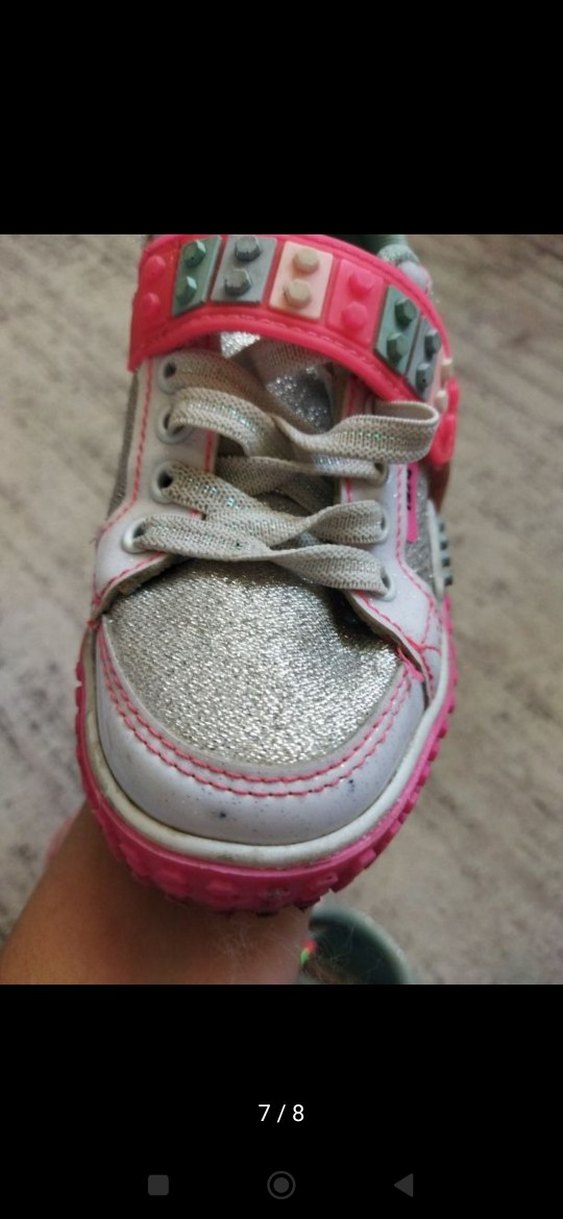 Kız Çocuk Renkli Desenli Spor Ayakkabı - Görsel 5