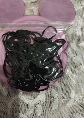 Renkli Bağlamalı Lastikli Çocuk Saç Tokaları - Görsel 5