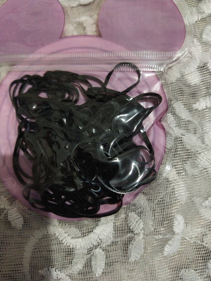 Renkli Bağlamalı Lastikli Çocuk Saç Tokaları - Görsel 5