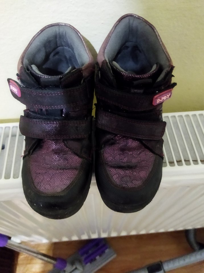 Kız Çocuk Mor Cırtcırtlı Kauçuk Bot - Görsel 5