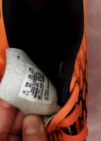 Turuncu Desenli Erkek Futbol Ayakkabısı - Görsel 2