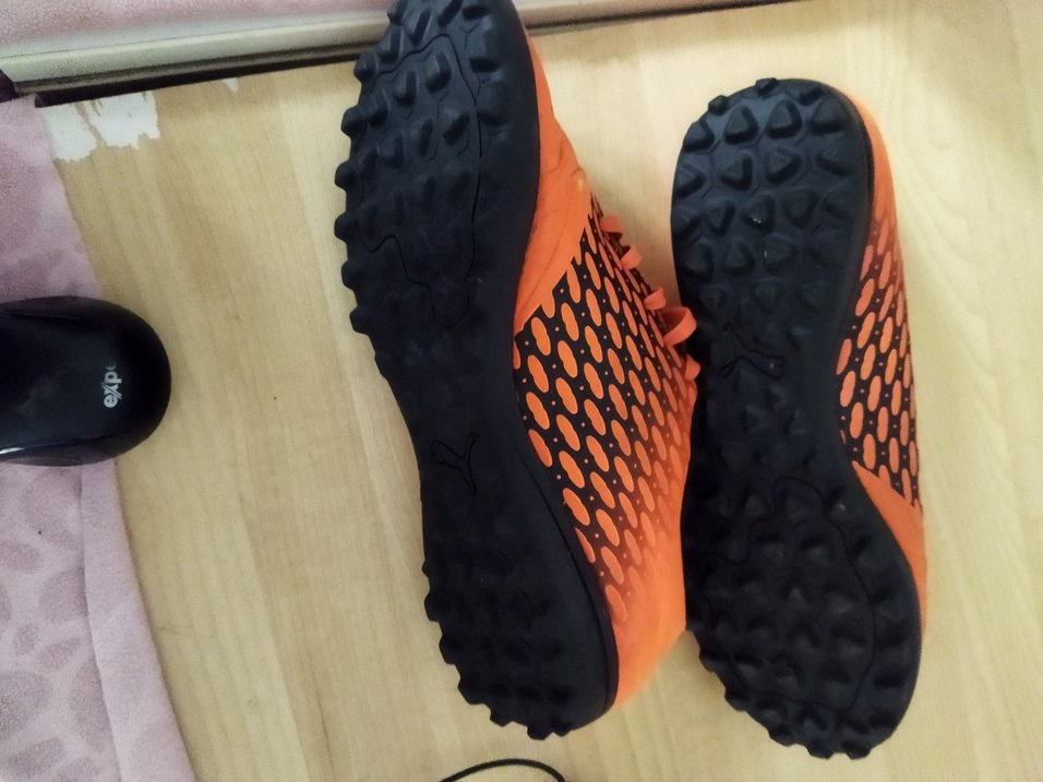 Turuncu Desenli Erkek Futbol Ayakkabısı - Görsel 3