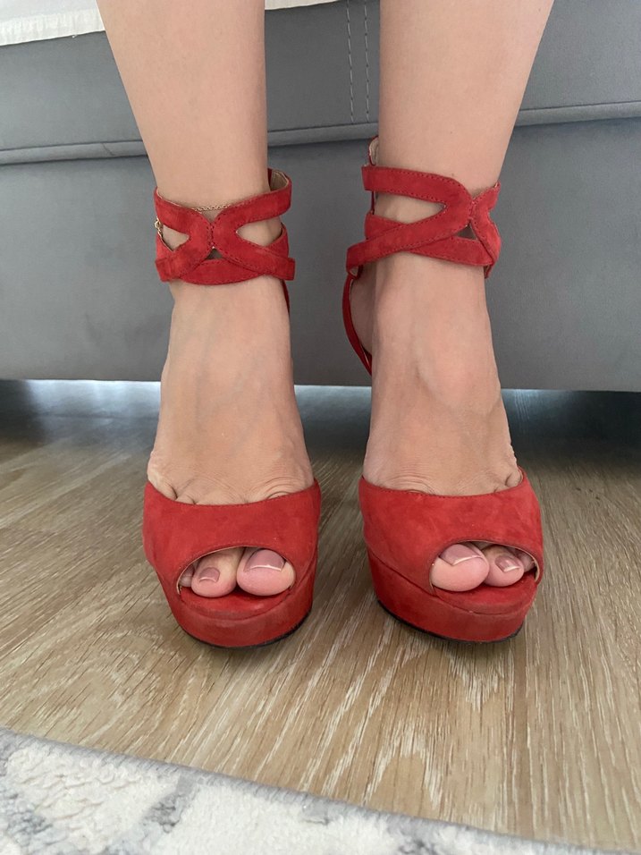 Nine West Süet Topuklu Ayakkabı - Görsel 2