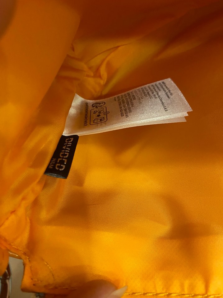 H&M Turuncu Yılan Desenli Çanta - Görsel 4