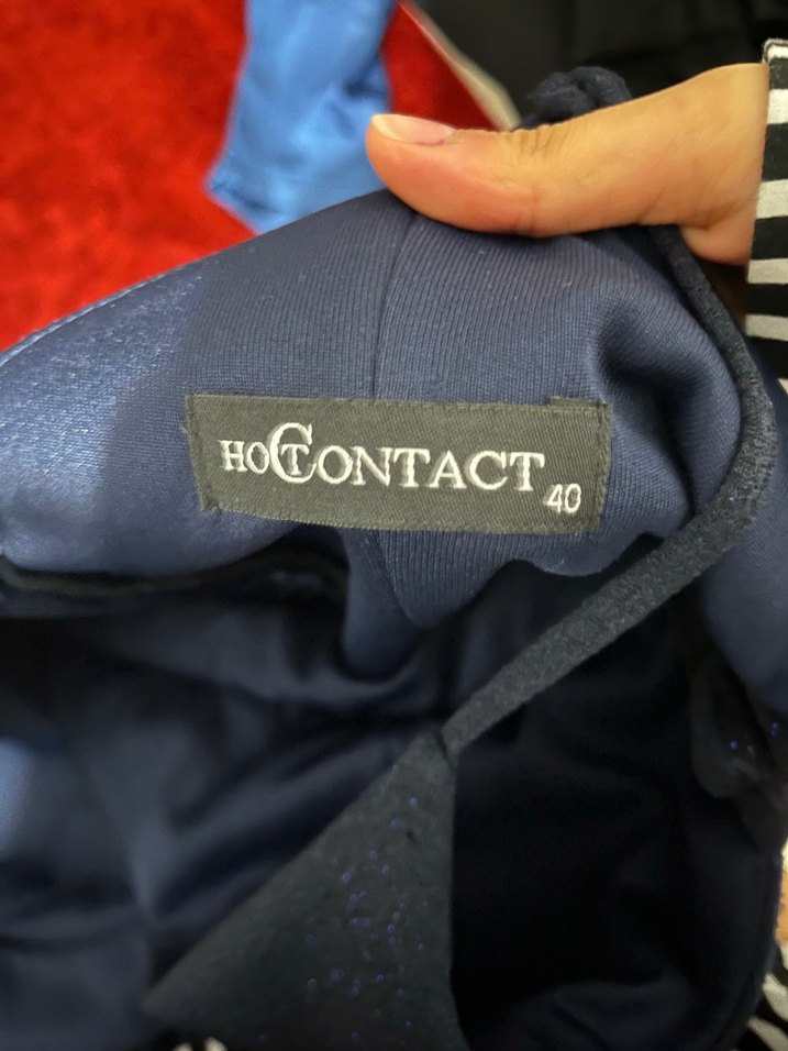 V Yaka Drapeli lacivert  Midi Elbise - Görsel 2