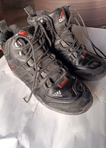 Siyah Adidas Bağcıklı Erkek Outdoor Bot - Görsel 6