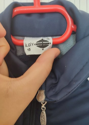 13-14 Yaş Beden gri Renk Erkek Çocuk Gri Fermuarlı Yüksek Yakalı Ceket