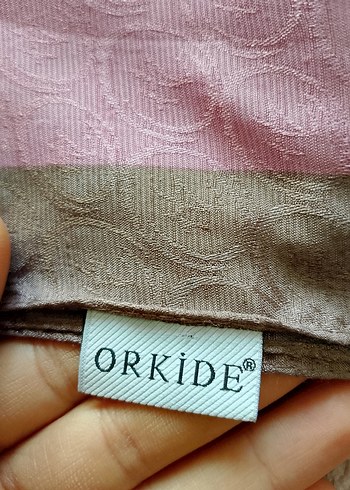 Pembe şal orkide jakar kumaş - Görsel 4