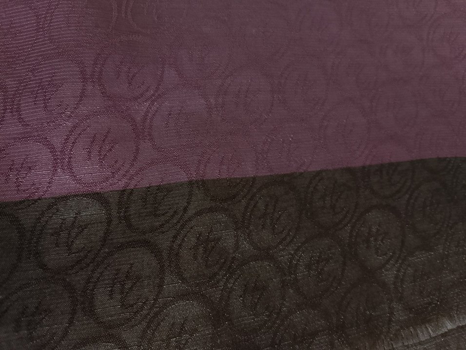 Pembe şal orkide jakar kumaş - Görsel 3