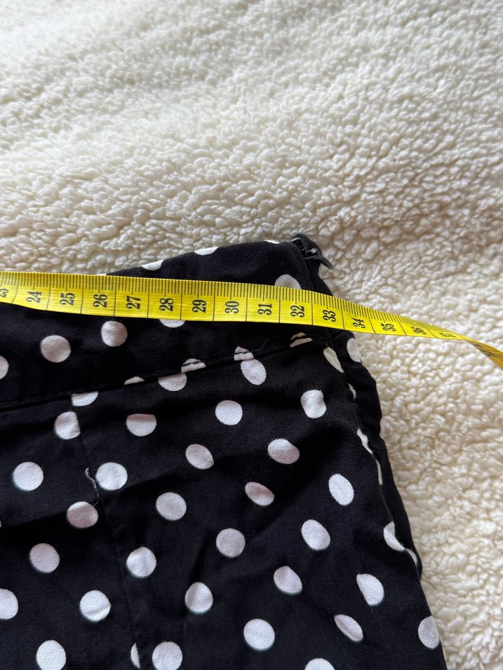 Puantiyeli Siyah Uzun etek - Görsel 4