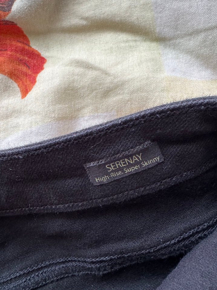 Mavi serenay shape gold kot pantolon - Görsel 3