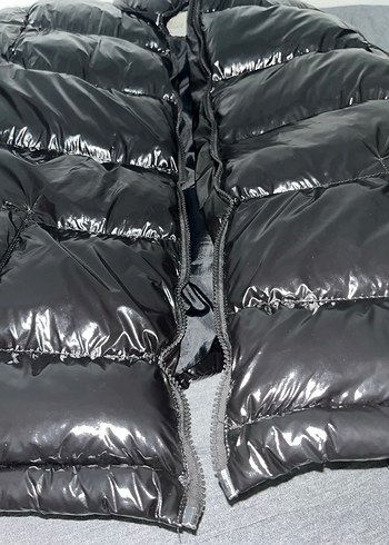 Replika moncler şişme parlak mont yırtıksız kapüşonlu - Görsel 6