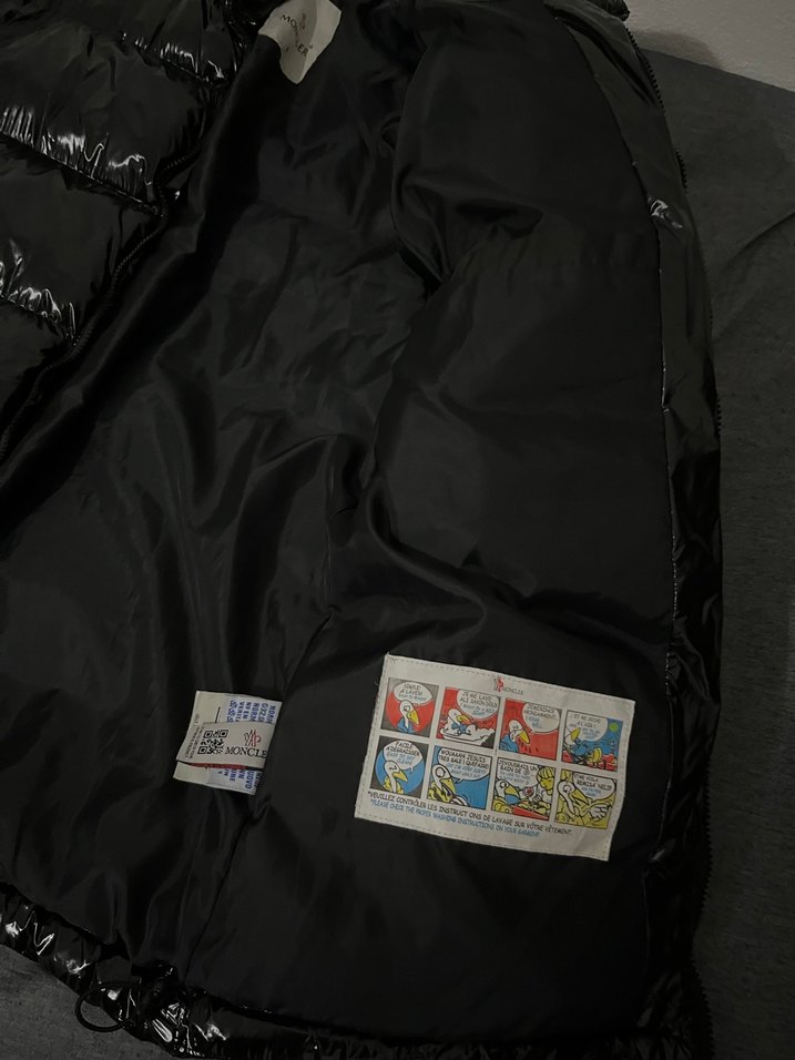 Replika moncler şişme parlak mont yırtıksız kapüşonlu - Görsel 4