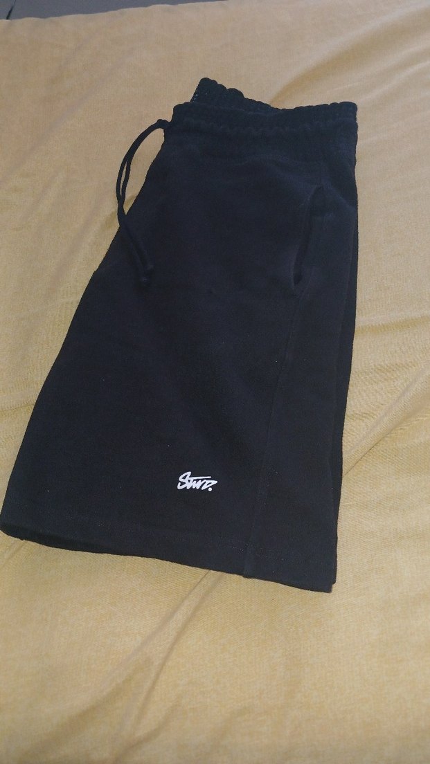 Siyah Rahat Kesim Erkek Şort Pull And Bear Az giyildi - Görsel 3