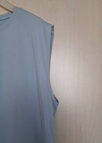 MaviPenye Salaş Kolsuz Midi Elbise - Görsel 2