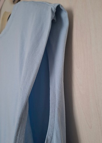 MaviPenye Salaş Kolsuz Midi Elbise - Görsel 5