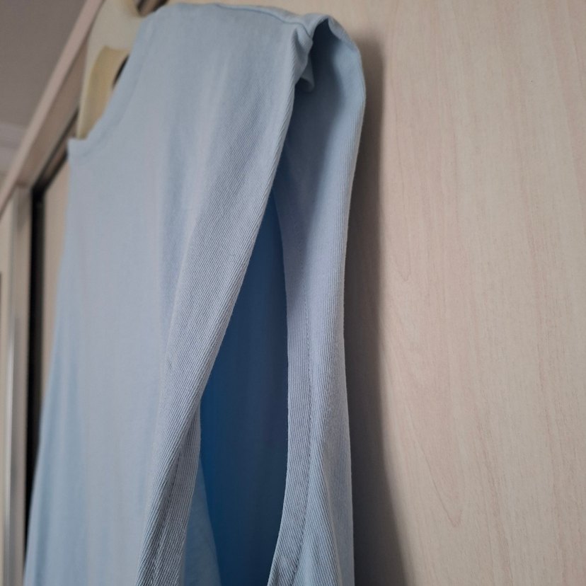 MaviPenye Salaş Kolsuz Midi Elbise - Görsel 5