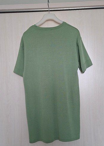 Yeşil Penye Kadın Midi Elbise - Görsel 5