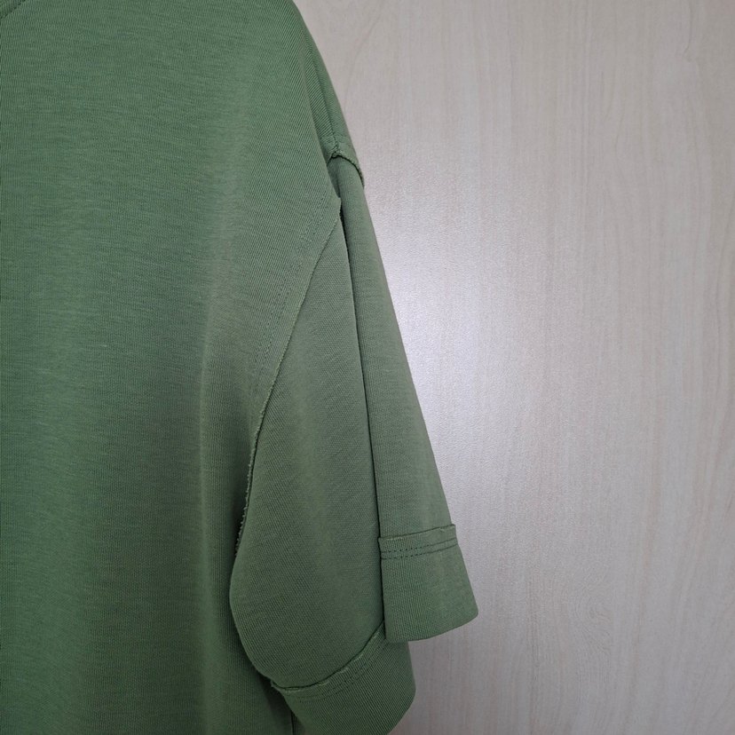 Yeşil Penye Kadın Midi Elbise - Görsel 2