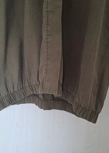 Düğmeli Reglan Kol Kapüşonlu Trençkot - Görsel 7