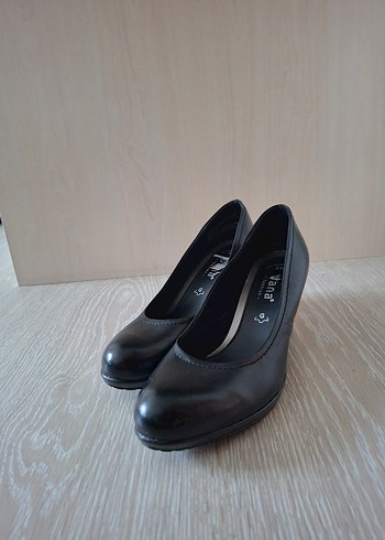 Jana Siyah Klasik Topuklu Kadın Ayakkabı - Görsel 2