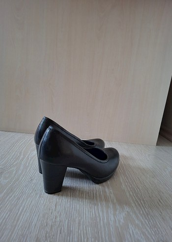 Jana Siyah Klasik Topuklu Kadın Ayakkabı - Görsel 3