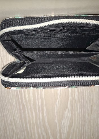 Beden kahverengi Renk Kadın Kamuflaj Desenli Fermuarlı Cüzdan