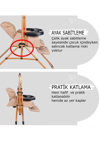  Beden Mama Sandalyesi & Salıncak
