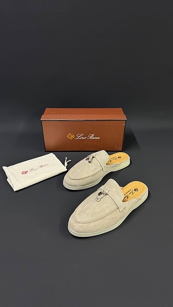 Loro Piana Casual Süet Terlik