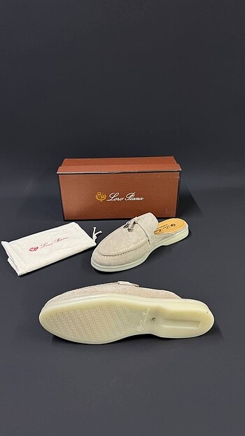 Loro Piana Loro Piana Casual Süet Terlik